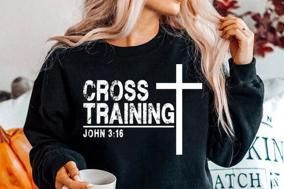 Christian Shirt, Cross Training PNG Graphics for T-Shirt Designs