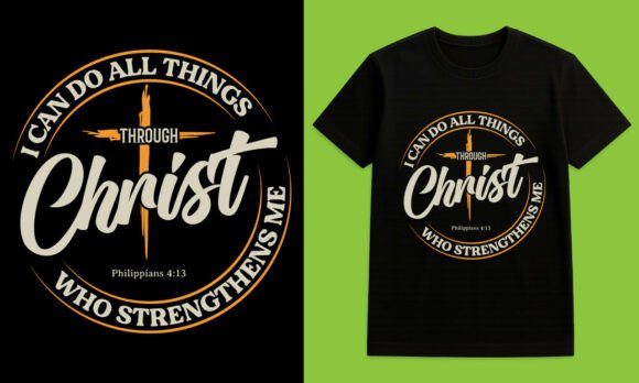 Christian T-Shirt Bible Verse Graphics