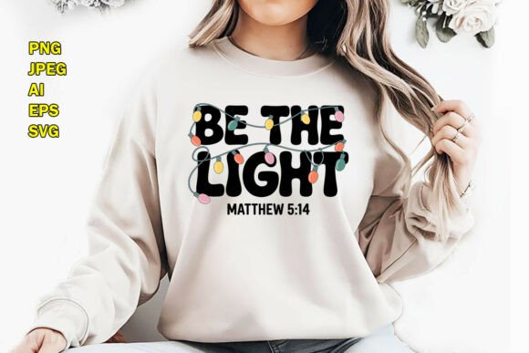Christian Typography T-Shirt Design PNG Graphics