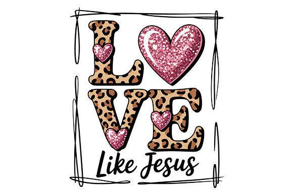 Christian Valentines PNG Graphics for T-Shirt Designs