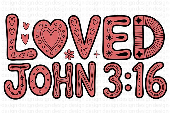 Christian Valentines PNG Graphics for T-Shirt Designs