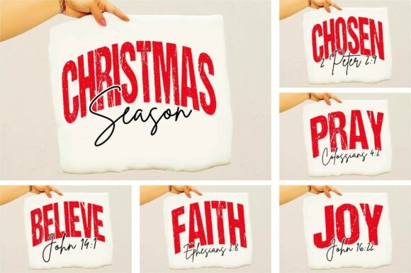 Christmas SVG, Christian Bundle Graphics for T-Shirt Designs