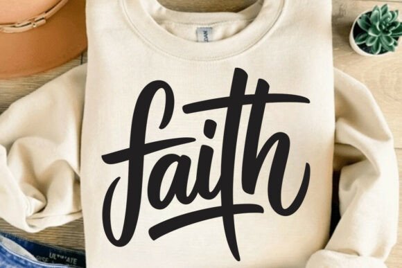 Faith Cross SVG: Christian Graphics for T-Shirt Designs