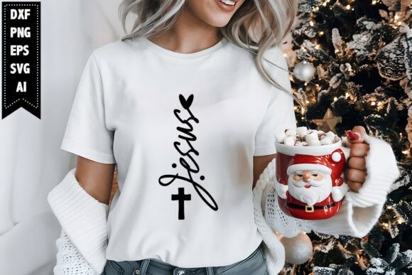 Jesus SVG Christmas Designs: Graphics for T-Shirt Designs