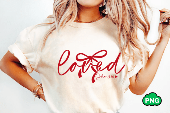 Loved John 3 16 SVG: Christian Graphics for T-Shirt Designs