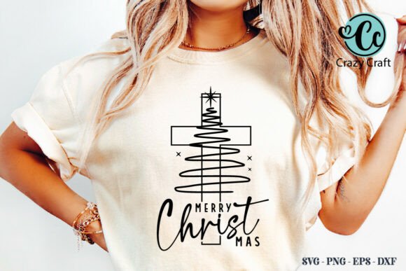 Merry Christmas Shirt PNG, Christian Graphics