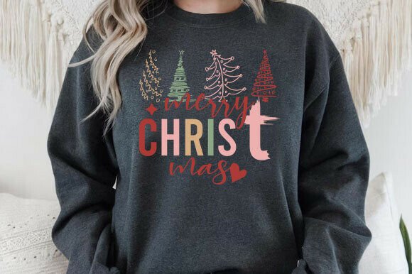 Merry Christmas SVG, Christian PNG: Graphics for T-Shirt Designs & Local Branding